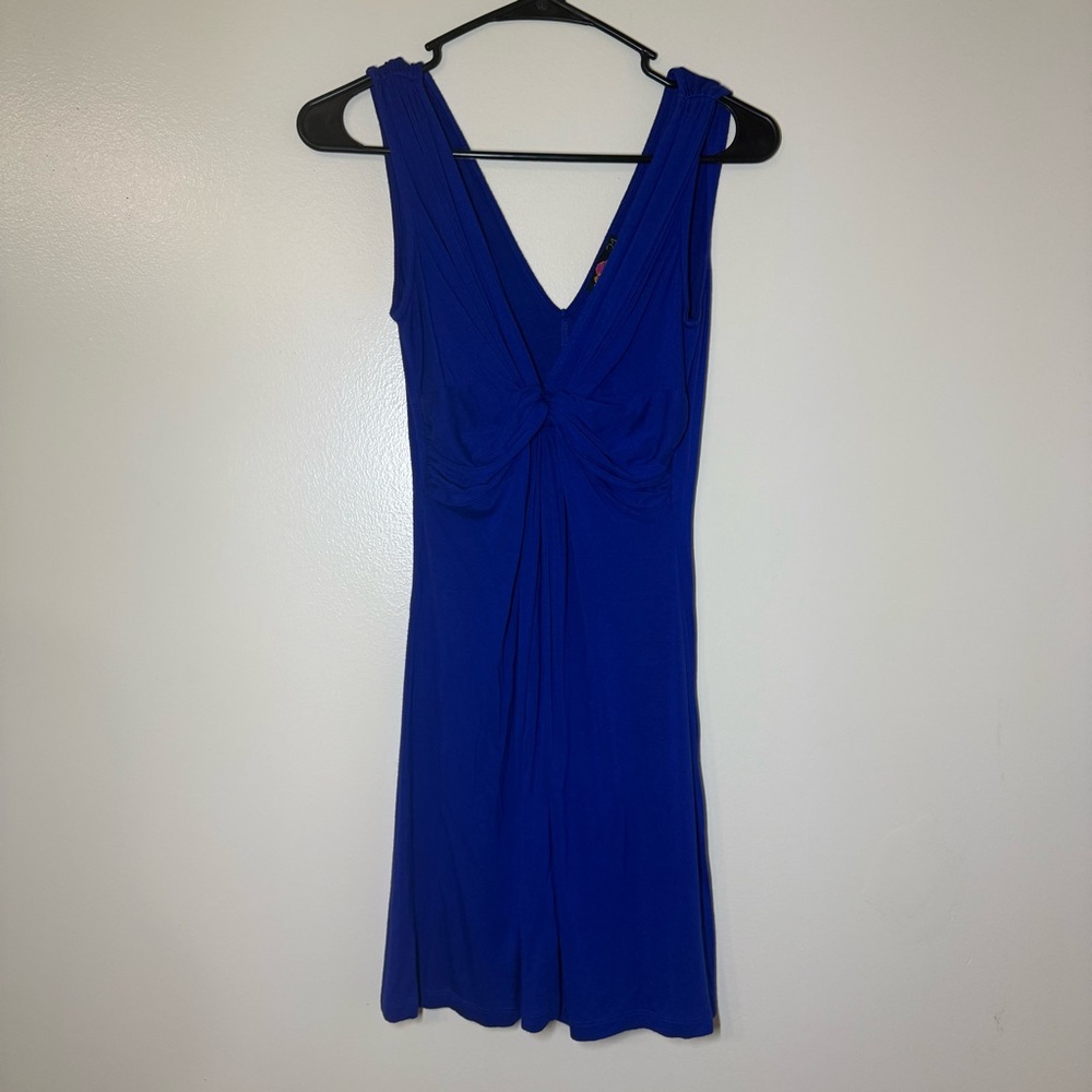 Forever 21 Cobalt Blue Sleeveless Mini Dress